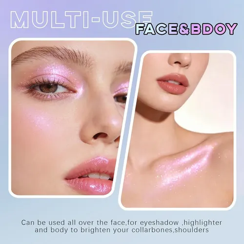 Paleta Sombras Iluminadora Multicolor Purple Glow