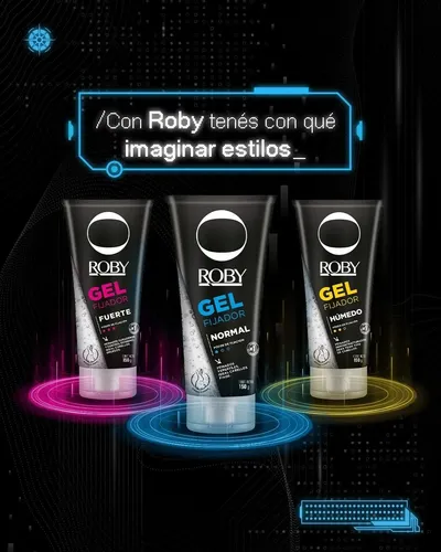 Roby Gel De Fijación Normal Efecto Natural 150g