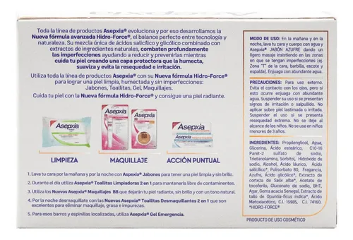 Jabón Facial Asepxia Antiacné con Azufre para Piel Grasa