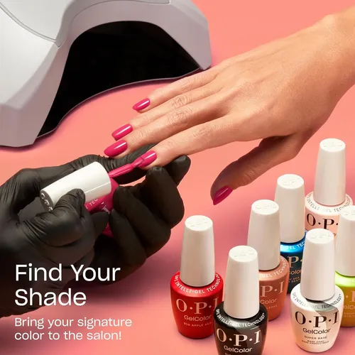 Esmalte En Gel Opi Gelcolor Led Cure Con Base Y Top Coat De