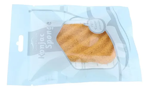 Esponja Konjac Piel Seca Cúrcuma Amarilla