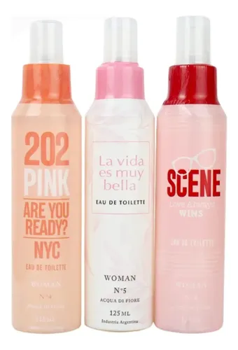 Perfume Acqua Di Fiore Set X6 125ml Eau De Toilette Mujer