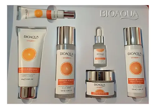 Kit Combo Skincare Bioaqua Vitamina C X 6 Productos
