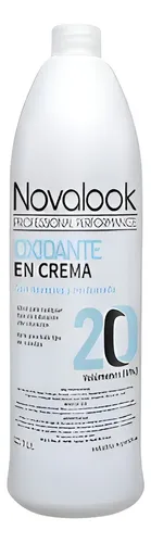 Oxidante En Crema Novalook Con Keratina 20 Volumenes 1 Litro