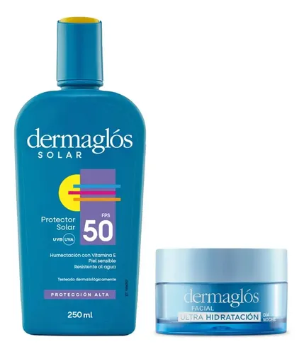 Dermaglós Combo Ultra Hidratación Y Protección Solar