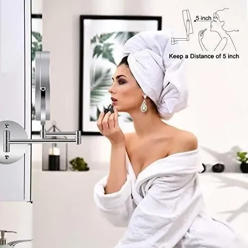 Espejo De Maquillaje Montado En La Pared, Aumento 1x 7x