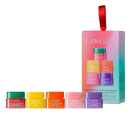 Set Laneige Lip Mask Nocturna Reparadora Labios X5