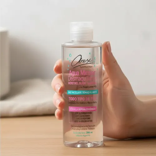 Arex Agua Micelar X200ml Hipoalergenica Mas Aromas Art.114