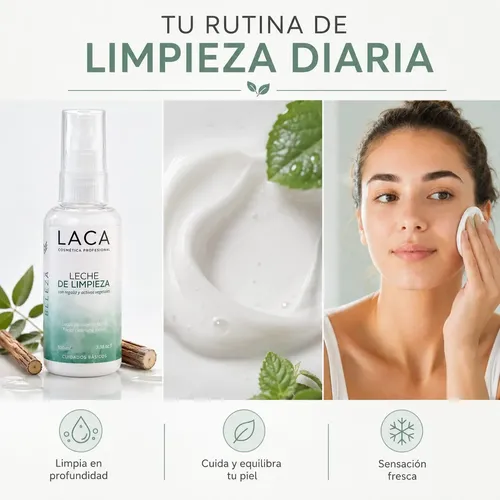 Leche Limpieza Regaliz Activos Vegetales Laca 100ml