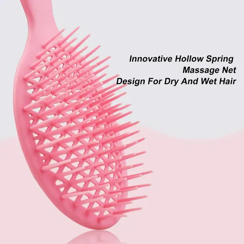 Set De Cepillos Para Cabello: Cepillo Y Peine Desenredantes