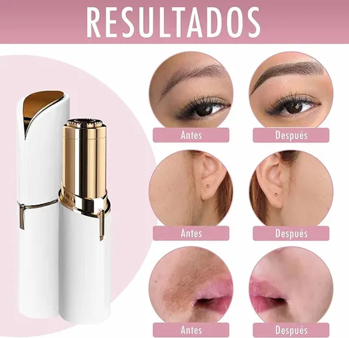 Depiladora Facial Eléctrica Portátil Con Luz Recargable \