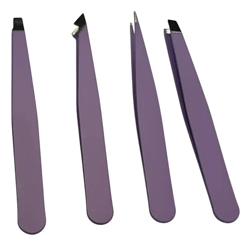 Kit De 20 Pinzas De Depilar Acero Inoxidable Cejas Bozo
