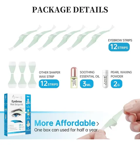 Ceras Depilatorias Para Cejas Beauty7 – 24 Piezas Para
