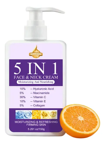 Crema Cinco Para Rostro Cuello: Reafirmante Hidratante 150 G