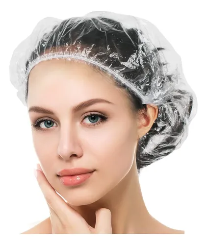 Auban 50 Pcs Gorro De Ducha Desechable,gorros De Baño…