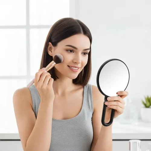 Espejo De Maquillaje Con Aumento 50x