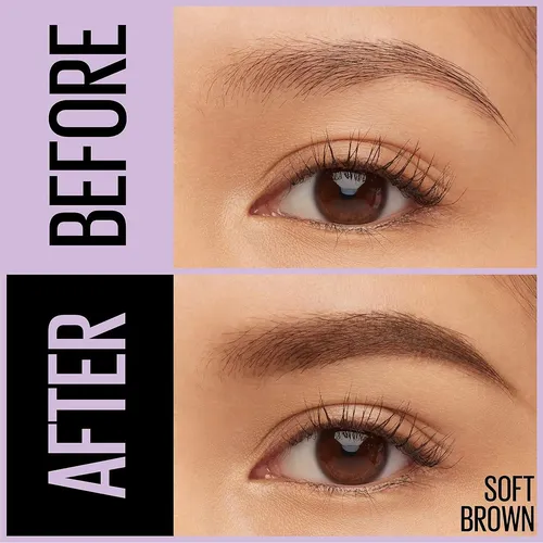 Lápiz Y Polvo Para Cejas Maybelline 2-en-1 Marrón Suave