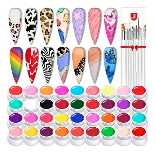 Kit Gel 36 Colores Saviland Para Uñas
