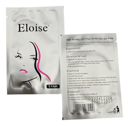 Parches Gel Eloise Para Pestañas X 10 Sobres.