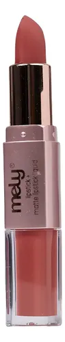 Labial+lip Gloss 2 En 1 Mely Caoba Makeup