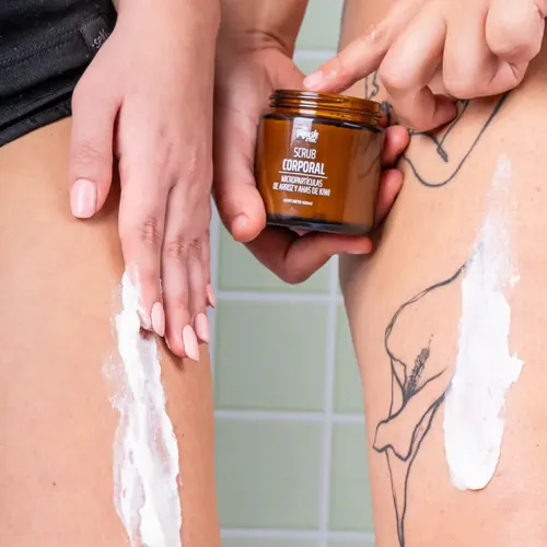 Scrub Exfoliante Corporal Vegano Y Natural Con Arroz 100gr The Mash Store