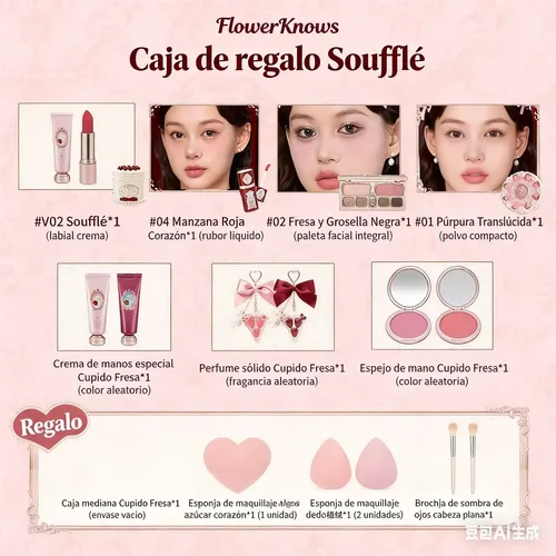 Complete Makeup Set In Gift Box For Birthdays And