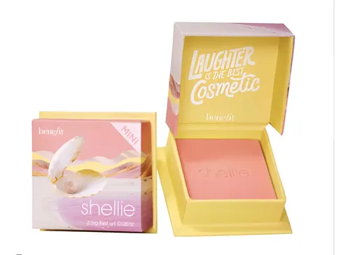 Benefit Shellie Rubor Acabado Glow Tono Coral Claro