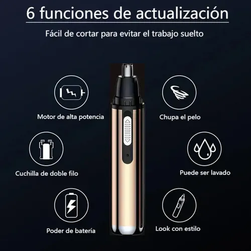 B Recortador Eléctrico Y Recargable De Vello De Nariz Y Z