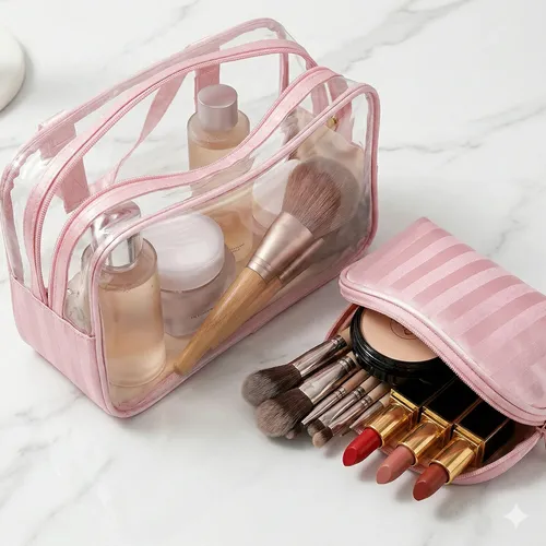 Neceser Portacosmeticos Set X4 Viaje Organizador Maquillaje