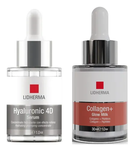 Serum Acido Hialuronico 4d + Colageno 5d Kit Antiage Lidherm