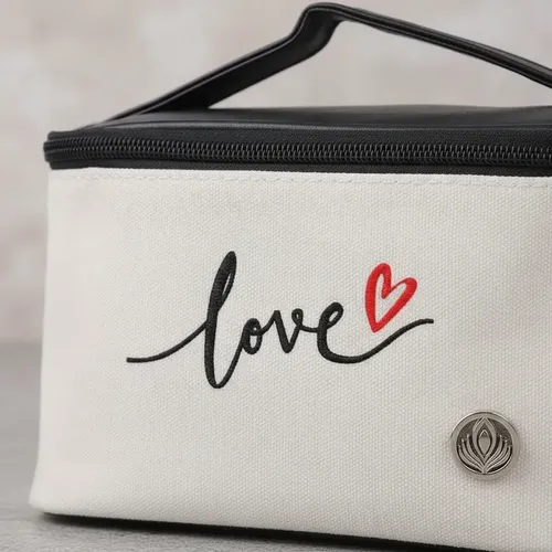 Neceser Portacosméticos Cúbico Love Organizador Maquillaje
