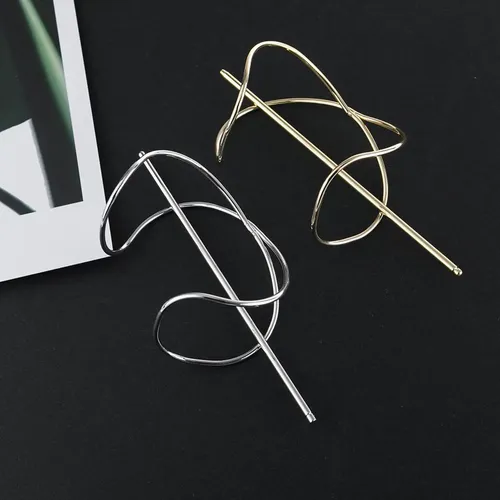 Accesorios Para El Cabello Para Mujer Boho Horquilla Oro