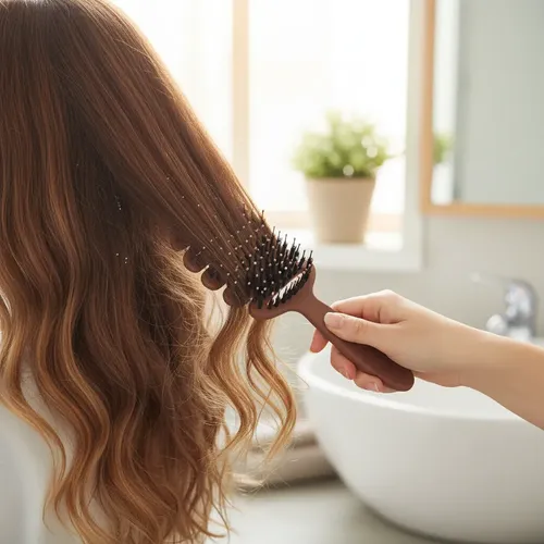 Cepillo Mujer Doble Función Pelo Suave