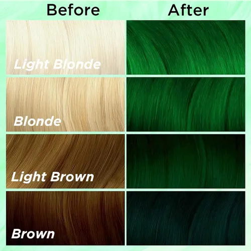 Tinte Semipermanente Verde Moehair Voodoo Hair Paint 8 Oz