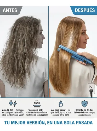 Planchita De Pelo Pro Nano Titanium Nano Titanium