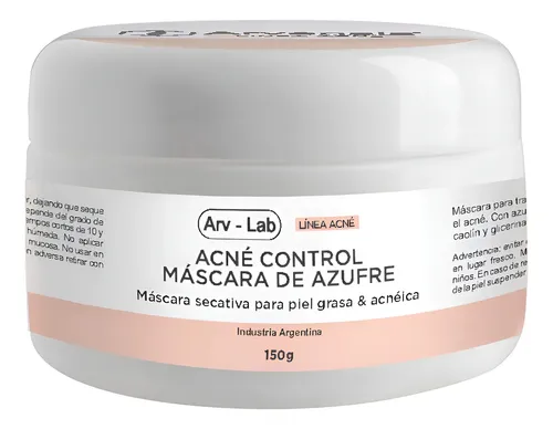 Mascara Control Azufre Secativa Reguladora Acne Arvensis