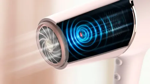 Secador De Pelo Philips Thermoshield Bhd530/00 Rosa 2300w