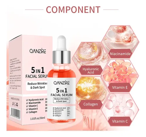 Sérum Facial 5 En 1 Para El Cuidado De La Piel, Esencia Ilum