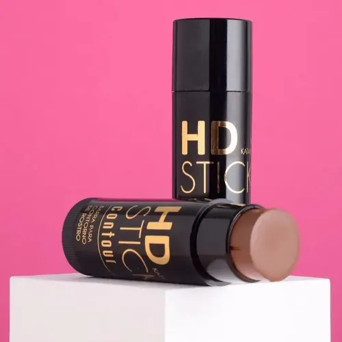 Kit Contorno Cremoso Barra Iluminador Rubor Stick Hd Katalia Tono del maquillaje x2 Marrón – Sunset