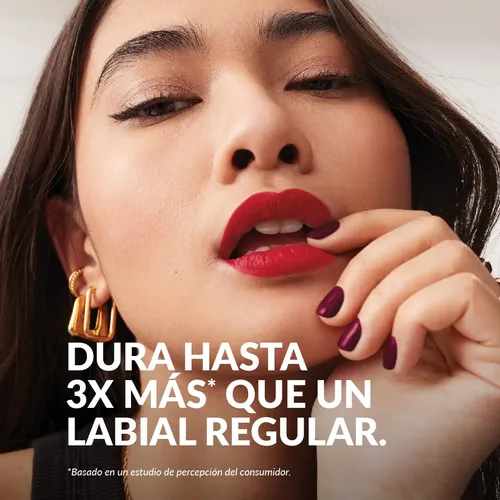 Lápiz Labial Preciso Matte Larga Duracion Power Stay Retractil – Avon Color Feisty Fawn