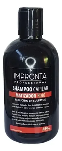 Combo Mascara + Shampoo Matizadora Rojo Impronta X 250ml