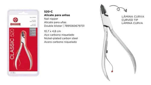 Alicate Cortauñas Mundial Art 520 Profesional