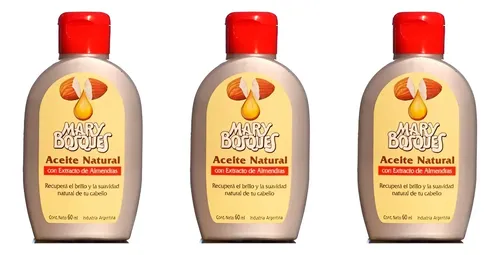 Mary Bosques Aceite Natural De Almendras  60ml X 3 Unidades