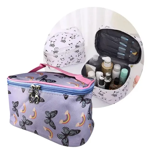 Neceser Porta Cosmeticos Maquillaje Brochas Bolso Estuche Color 5