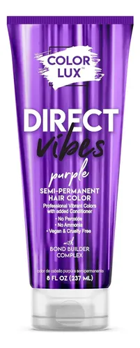 Color Lux Direct Vibes Tinte Semipermanente Morado 8 Oz