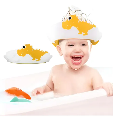 #l Gorro De Ducha Ajustable Para Bebé Proteger Ojos Y Oídos