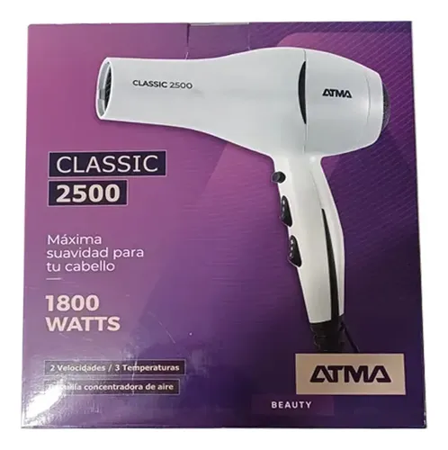 Atma Classic 2500 Secador De Pelo 1800w Blanco Cs