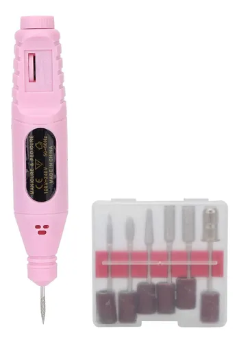 Set De Limas De Uñas Eléctricas Usb, Perforadora Portátil, 6
