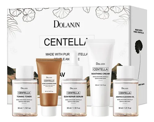 Set Cuidado Facial Dolanjn Centella 5 Pasos