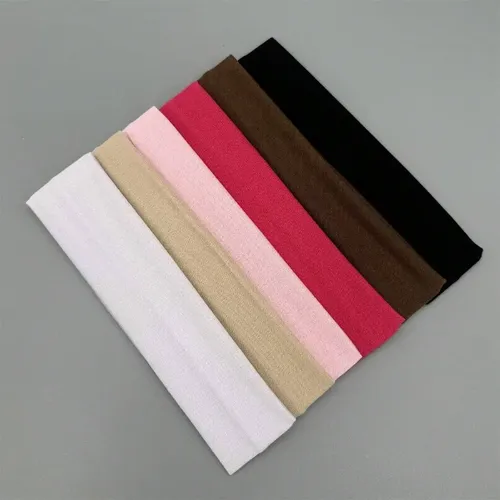 Set X6 Vinchas Anchas Para El Pelo Mujer Multicolor